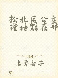 松北区公交卡办理地点在哪里