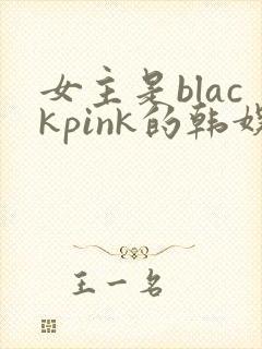女主是blackpink的韩娱小说