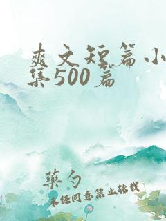 爽文短篇小说合集500篇
