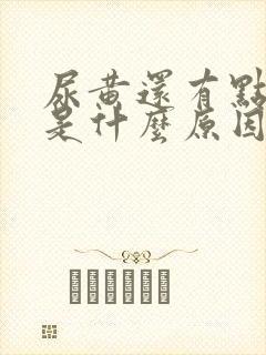 尿黄还有点味道是什么原因