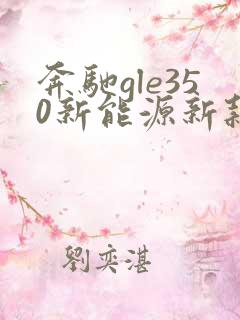 奔驰gle350新能源新款报价