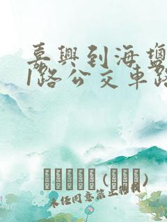 嘉兴到海盐171路公交车路线