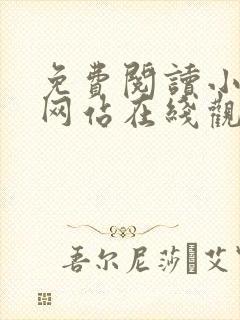 免费阅读小说的网站在线观看