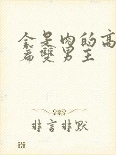全是肉的高h短篇双男主