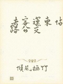 去客运东站坐几路公交