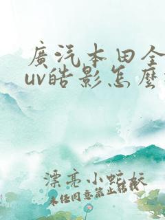广汽本田全新suv皓影怎么样