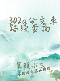 302a公交车路线查询
