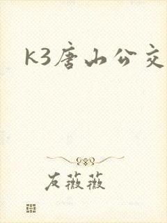 k3唐山公交