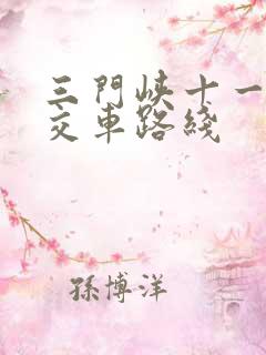 三门峡十一路公交车路线