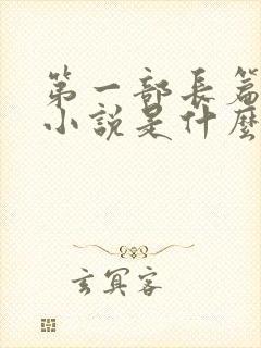 第一部长篇历史小说是什么
