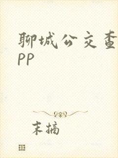聊城公交查询app