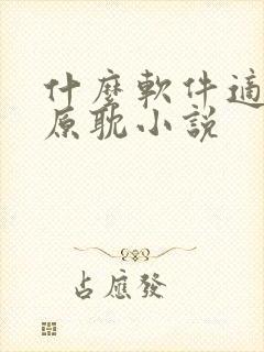 什么软件适合看原耽小说 什么软件适合看原耽小说