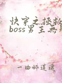 快穿之拯救黑化boss男主无删减txt