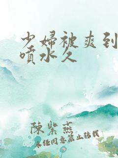 少妇被爽到高潮喷水久
