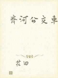 齐河公交车电话