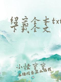 绍宋全本txt下载全文