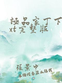 极品家丁下载txt完整版
