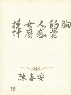 摸女人的胸女人什么感觉