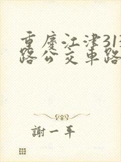 重庆江津313路公交车路线