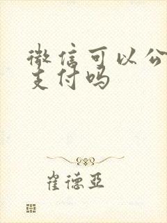 微信可以公交车支付吗