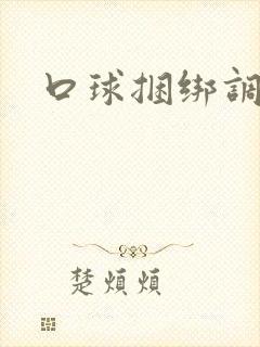 口球捆绑调教