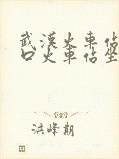武汉火车站到汉口火车站坐地铁要多久