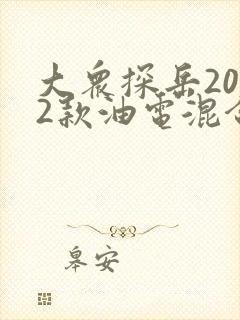 大众探岳2022款油电混合