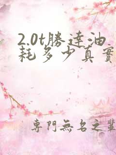2.0t胜达油耗多少真实油耗