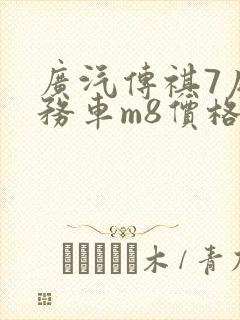 广汽传祺7座商务车m8价格