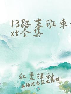 13路末班车txt全集