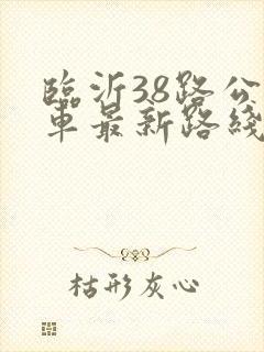 临沂38路公交车最新路线和时间表