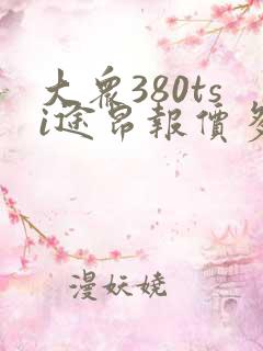 大众380tsi途昂报价多少钱一辆
