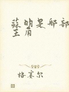 苏明是哪部小说主角