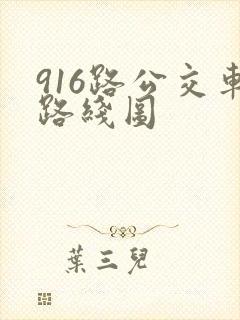 916路公交车路线图