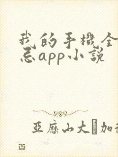 我的手机全是禁忌app小说