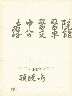 去中医医院坐几路公交车能到医院