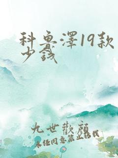 科鲁泽19款多少钱 科鲁泽19款多少钱