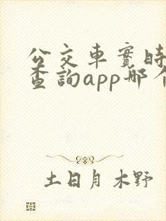 公交车实时到站查询app哪个好 公交车实时到站查询app哪个好