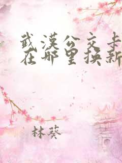 武汉公交卡坏了在哪里换新卡