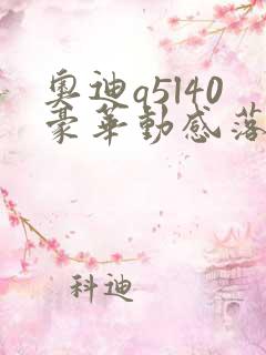 奥迪q5l40豪华动感落地价多少钱