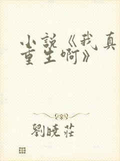 小说《我真没想重生啊》