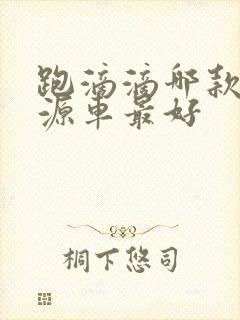 跑滴滴哪款新能源车最好