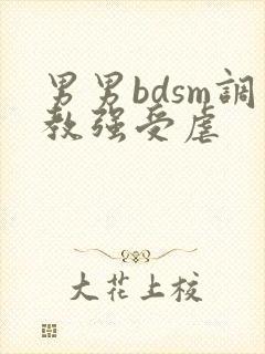 男男bdsm调教强受虐