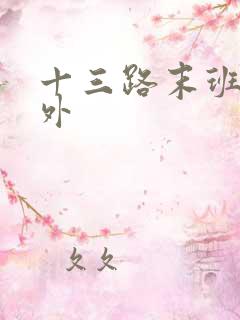 十三路末班车番外