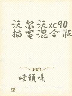 沃尔沃xc90插电混合版价格