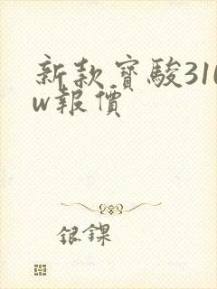新款宝骏310w报价