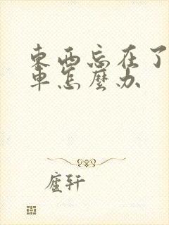东西忘在了公交车怎么办