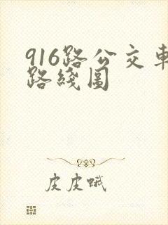 916路公交车路线图