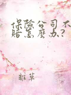 保险公司不给理赔怎么办?