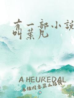 有一部小说主角叫叶凡